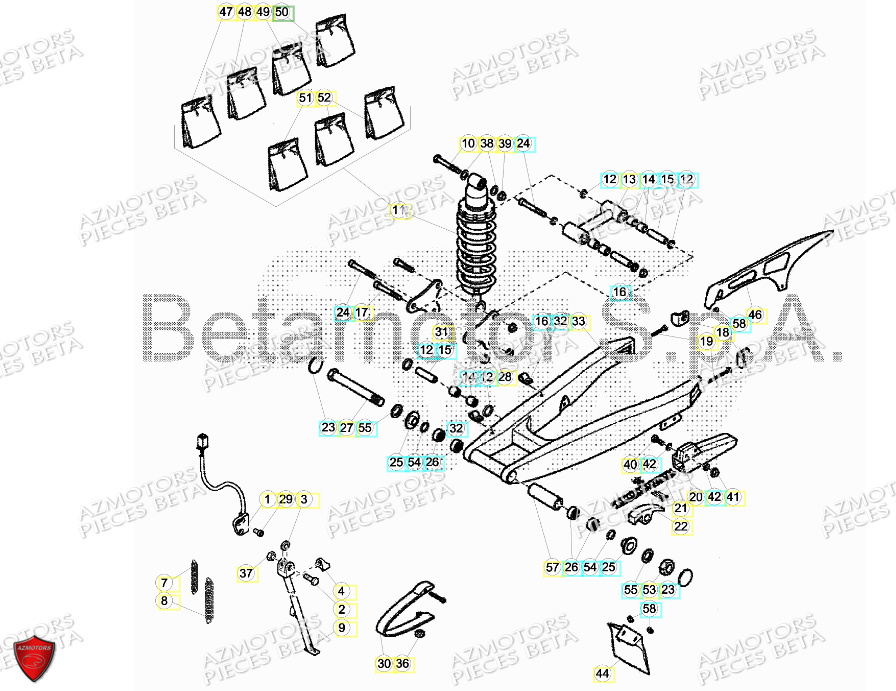 BRAS OSCILLANT BETA ALP 4 4T 350 2018