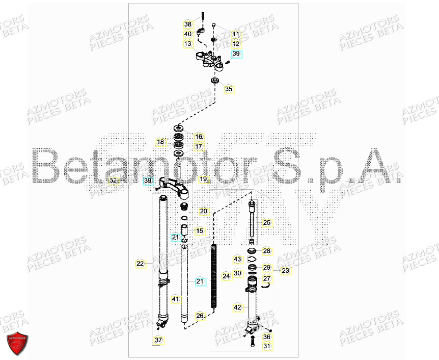 FOURCHE BETA ALP 4 4T 350 2018