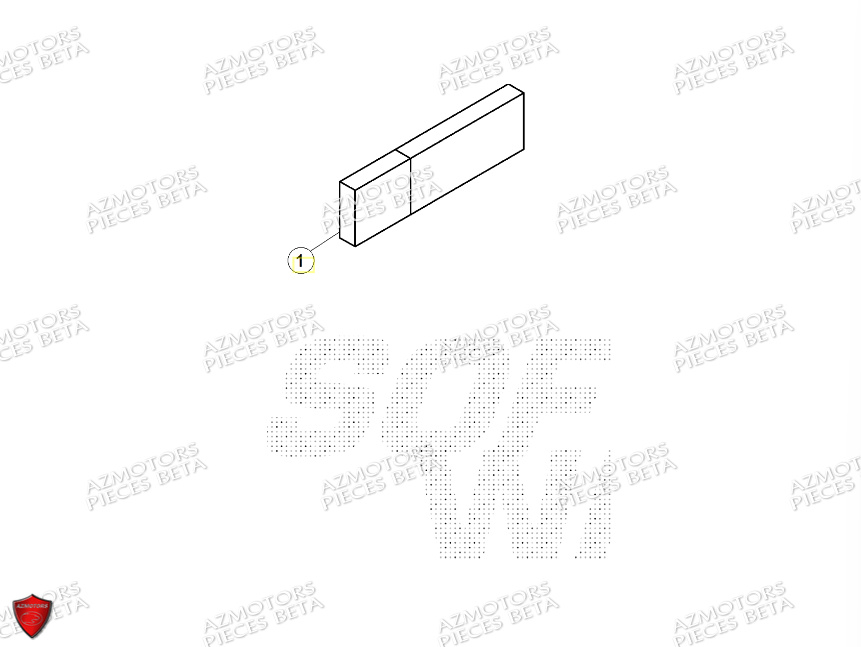 Cle Usb D Utilisation BETA Pièces ALP X 350 4T 2024
