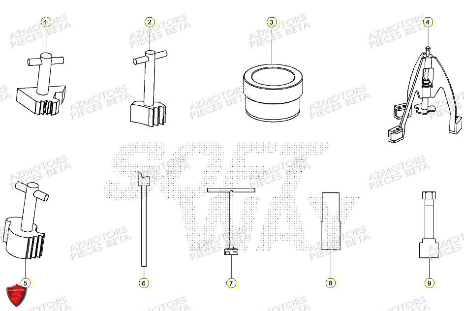 OUTILS SPECIAL BETA ALP X 350 4T 2024