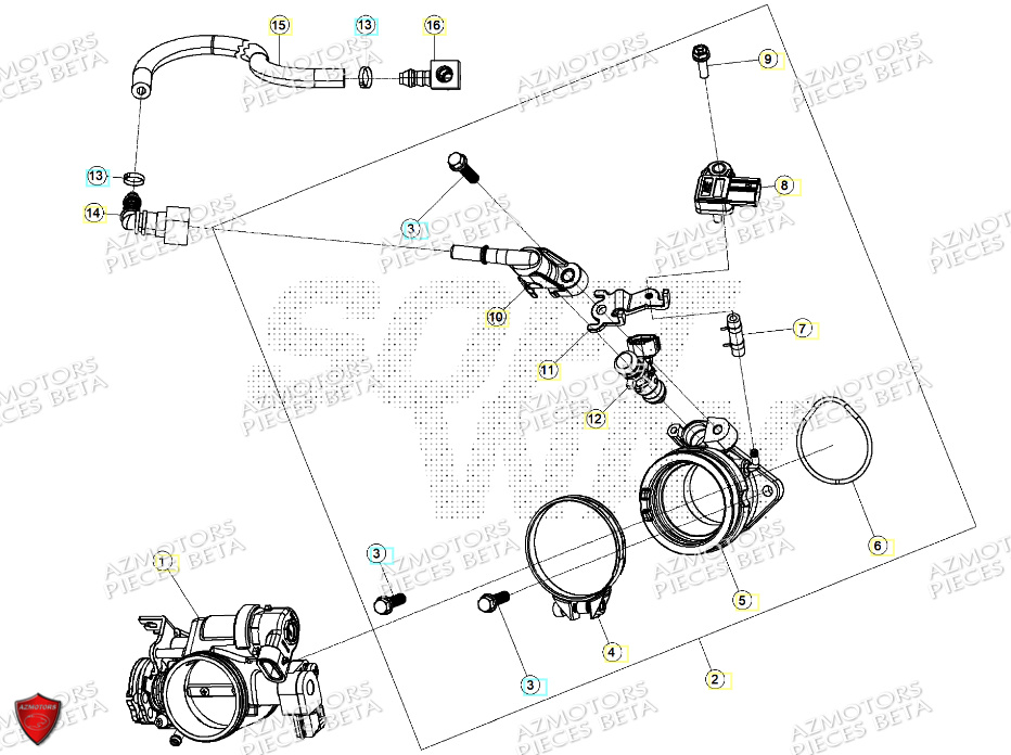 PAPILLON INJECTION BETA ALP X 350 4T 2024