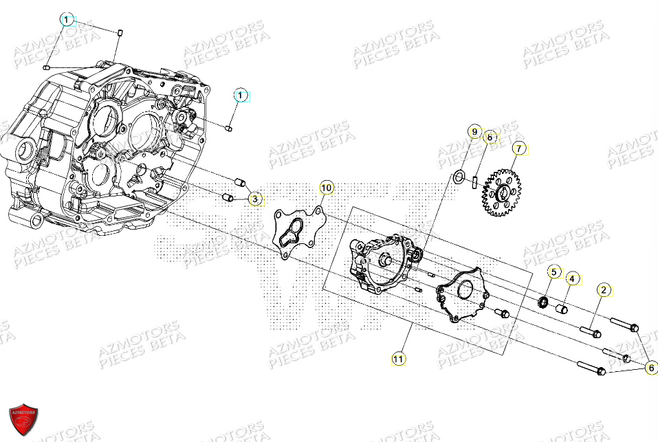 POMPE A HUILE BETA ALP X 350 4T 2024