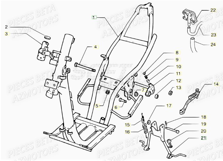 ACCESSOIRES DU CHASSIS BETA ARK LC MY07 11