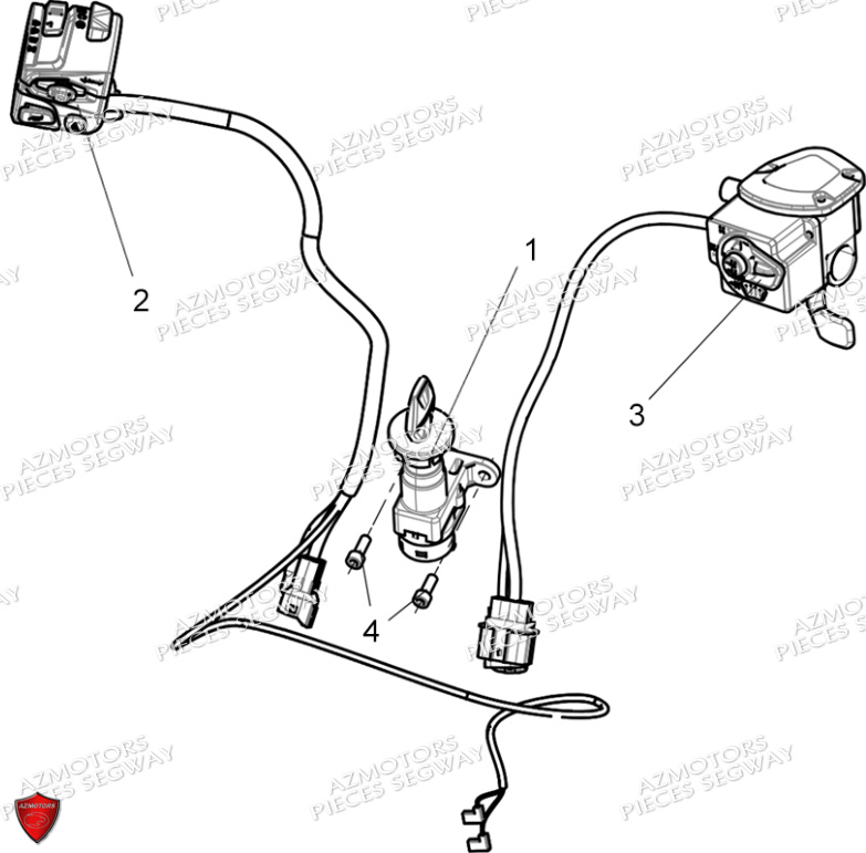 Commodos SEGWAY Pieces AT5L VERSION LUXE CHASSIS LONG