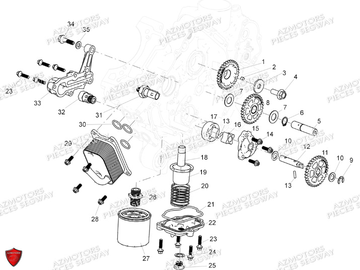 Lubrification SEGWAY Pieces AT5L VERSION LUXE CHASSIS LONG