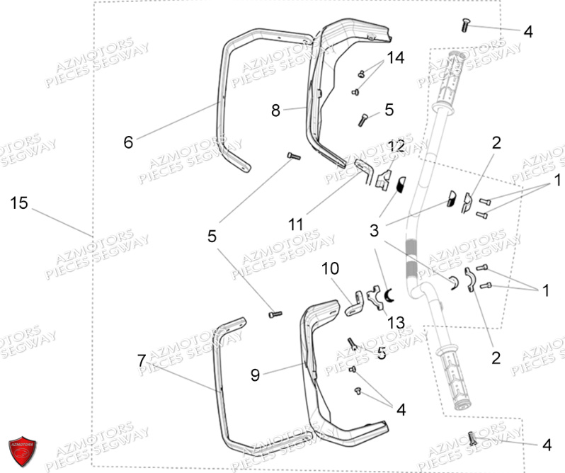 Protege Main SEGWAY Pieces AT5L VERSION LUXE CHASSIS LONG