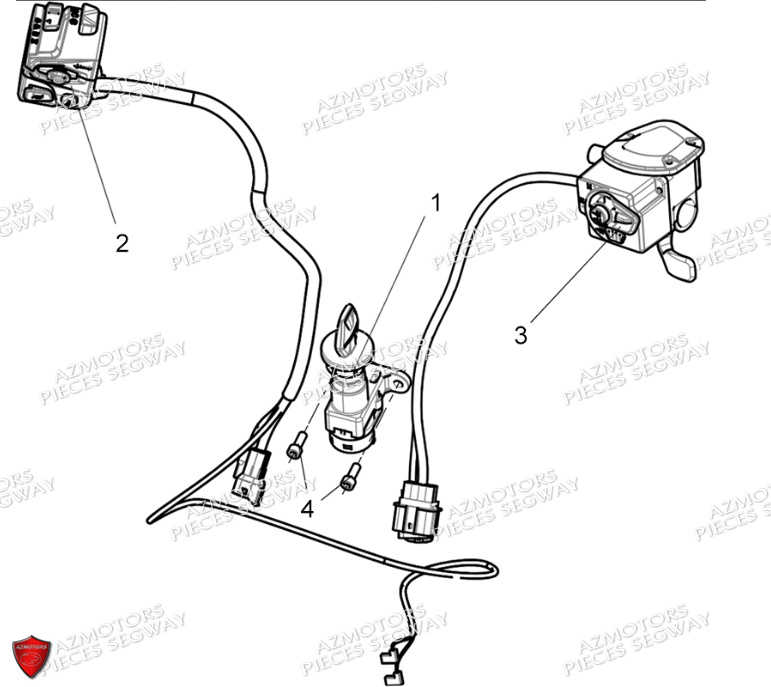 Commodos SEGWAY Pieces SNARLER AT5S VERSION EPS