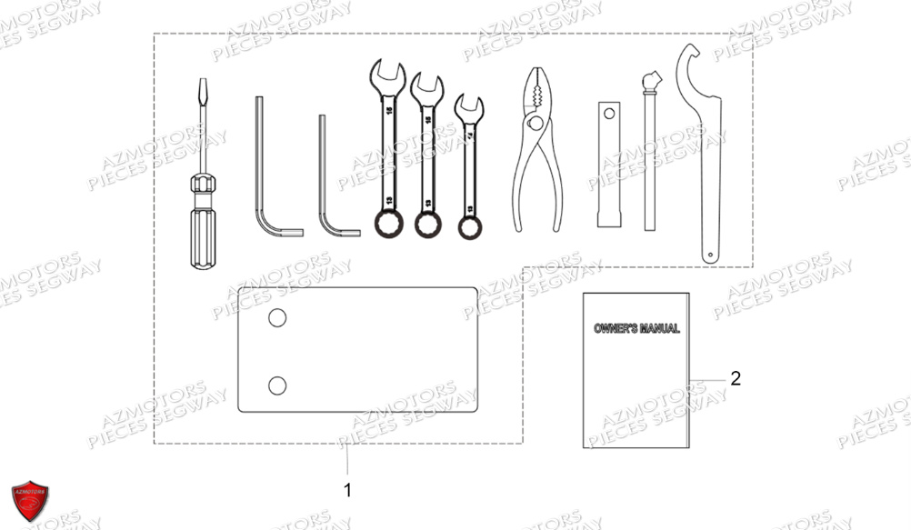 TROUSSE A OUTILS SEGWAY AT5S EPS STD