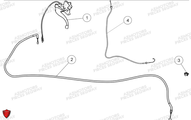 Systeme De Frein De Parc SEGWAY Pieces AT5S VERSION STANDARD