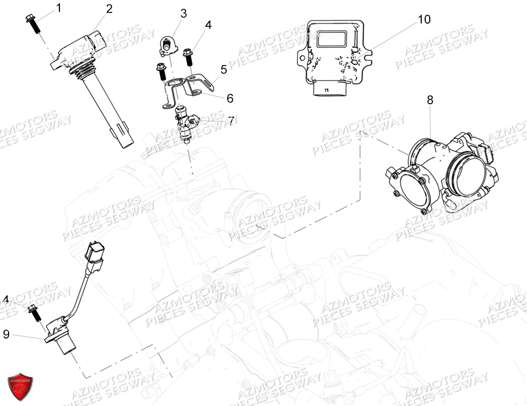 SYSTEME D INJECTION SEGWAY AT5S STD