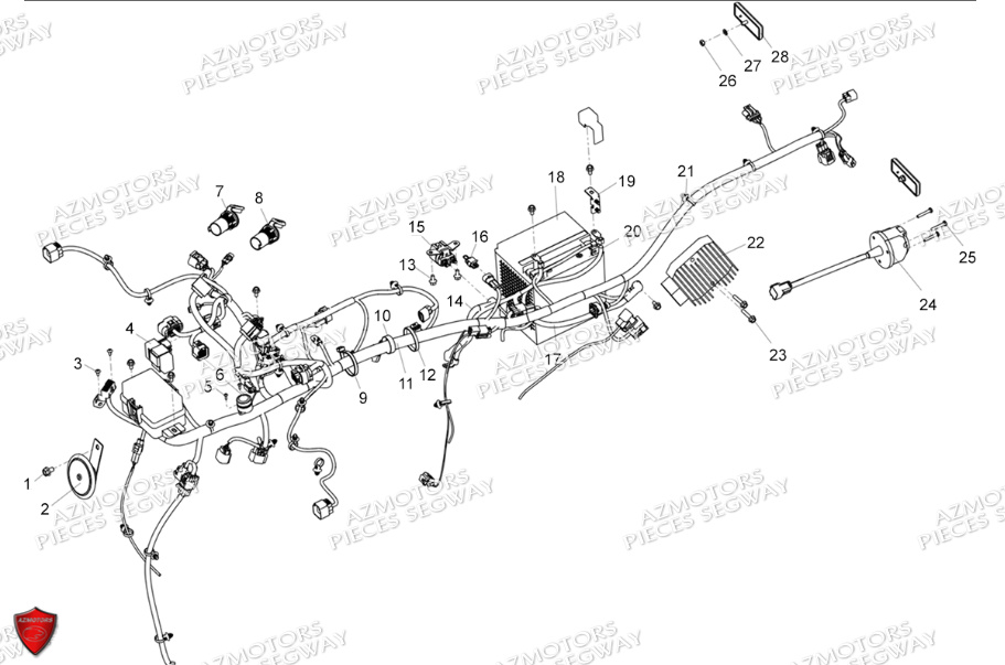 Systeme Electrique SEGWAY Pieces AT5S VERSION STANDARD