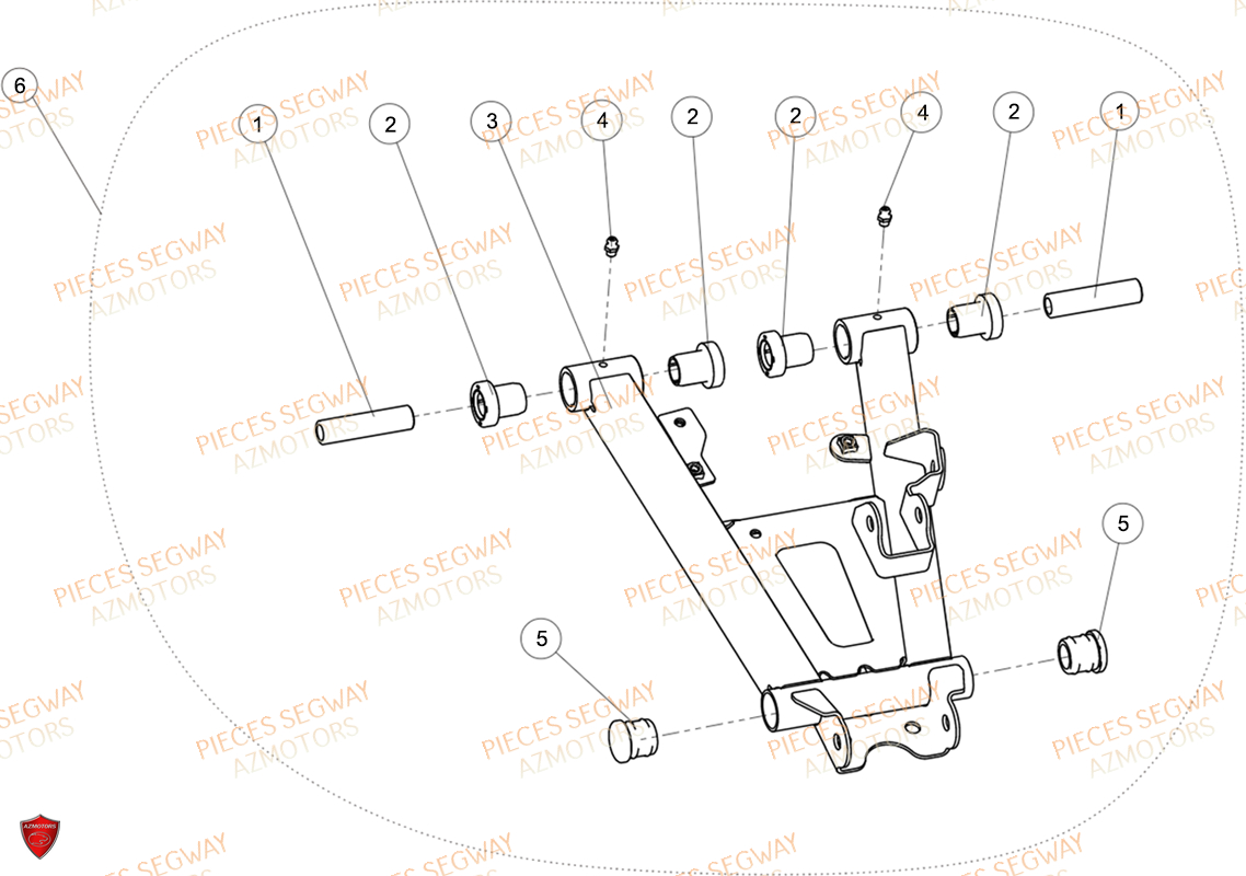 TRIANGLE ARRIERE INF DROIT SEGWAY AT6L STD