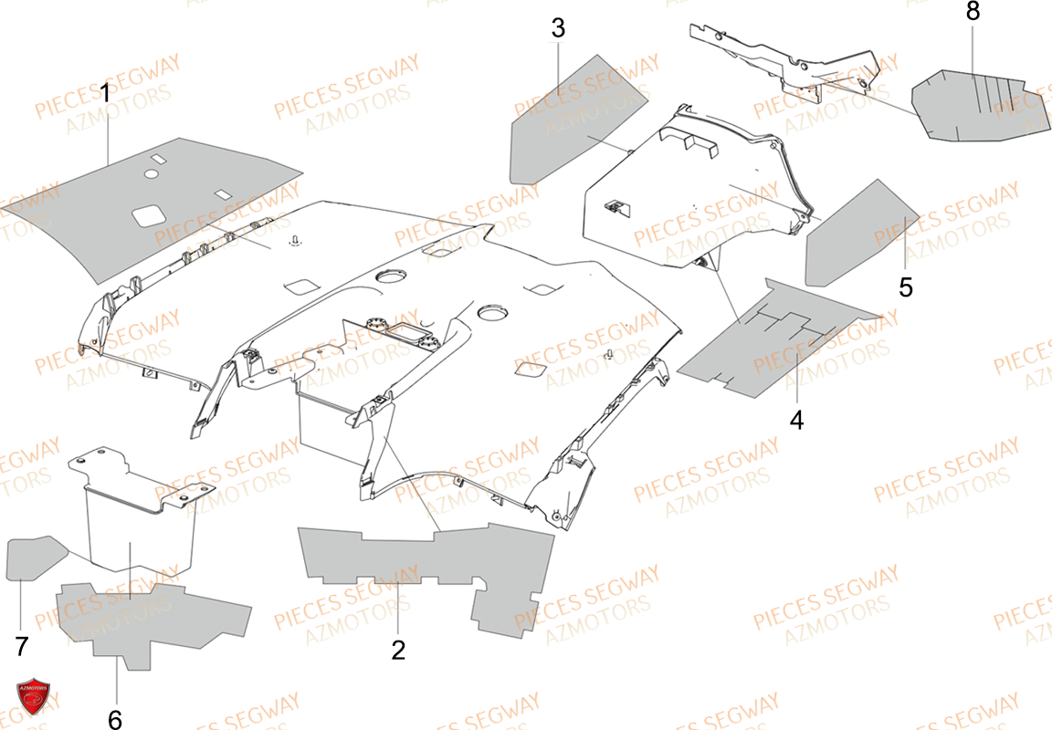 Protections Thermiques SEGWAY Pièces SNARLER AT6S LUXE