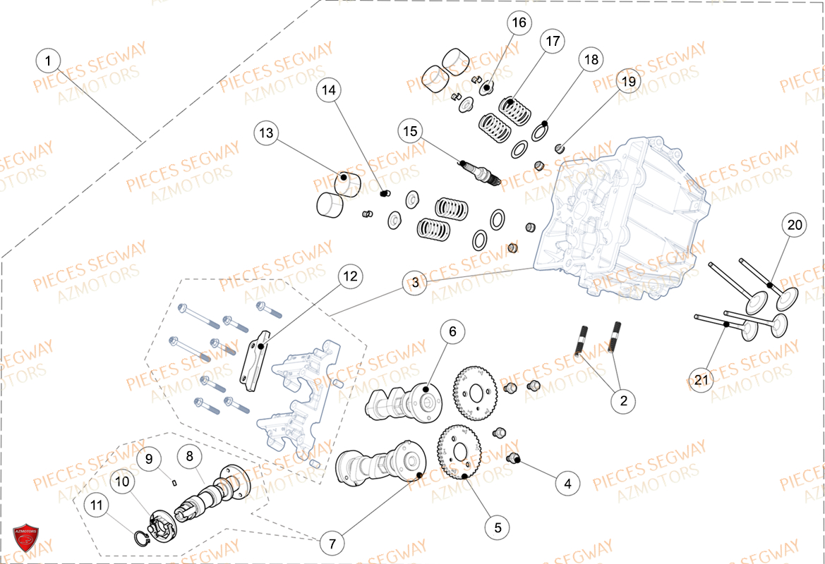 BOUGIE TORCH B7RTC-9 P SEGWAY pour CULASSE de AT6S STD