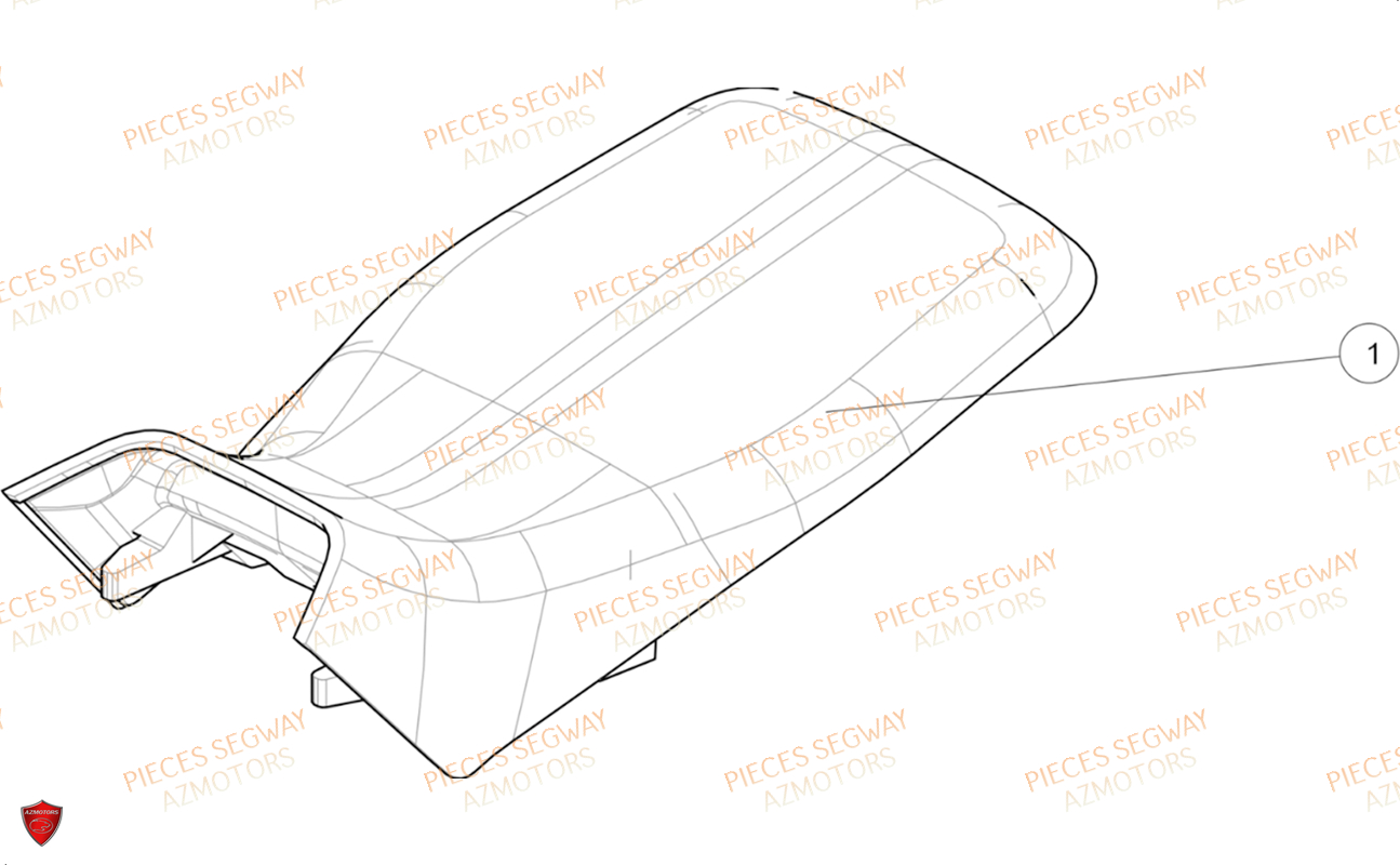 Selle SEGWAY Pièces SNARLER AT6S STANDARD