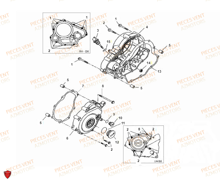 Couvre Carter VENT Pièces VENT BAJA 125 4T 2018 (STANDARD)