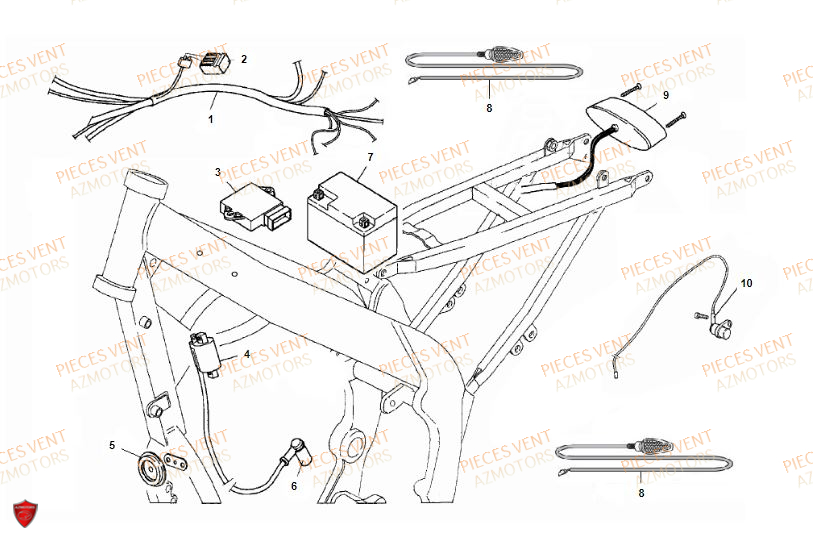 Equipement Electrique 2 VENT Pièces VENT BAJA 125 4T 2018 (STANDARD)