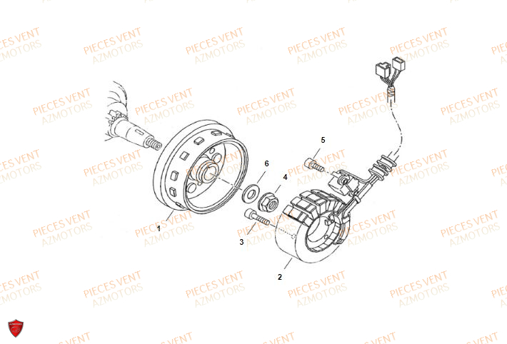 Generateur VENT Pièces VENT BAJA 125 4T 2018 (STANDARD)