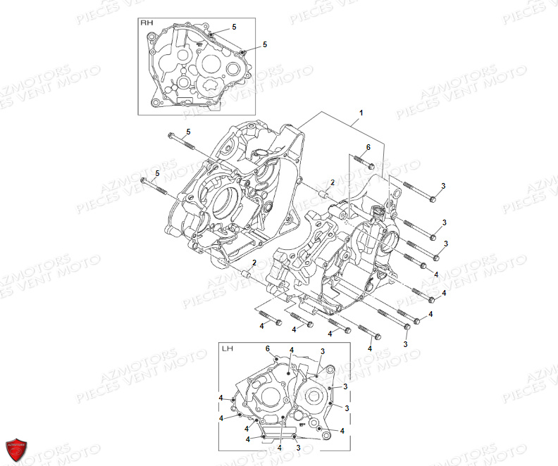 Carters VENT Pièces VENT BAJA 125 4T EURO 5 2022 (STANDARD)