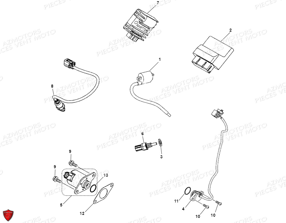 Equipements Electrique VENT Pièces VENT BAJA 125 4T EURO 5 2022 (STANDARD)