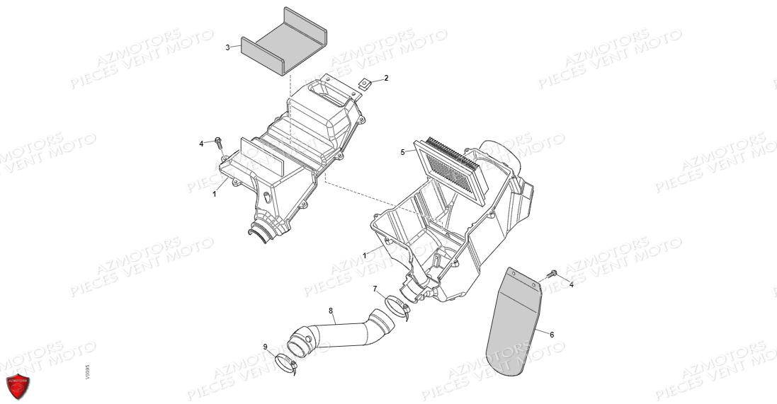 Filtre A Air VENT Pièces VENT BAJA 125 4T EURO 5 2022 (STANDARD)