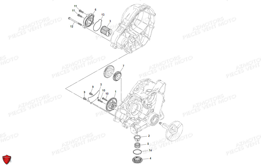 Pompe A Huile VENT Pièces VENT BAJA 125 4T EURO 5 2022 (STANDARD)