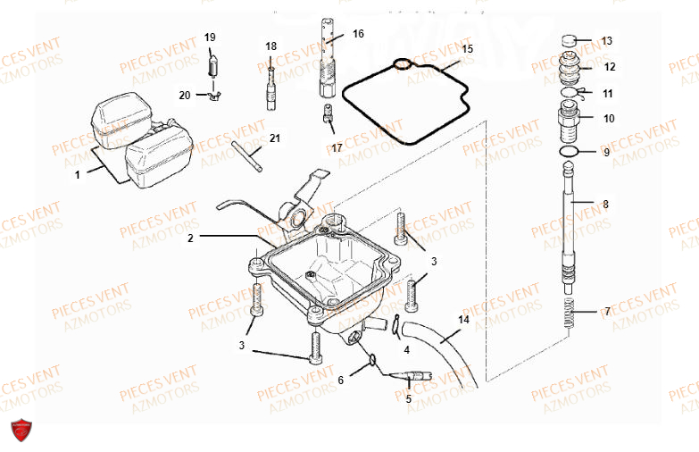 CARBURATEUR VENT BAJA RR 125CC 2018