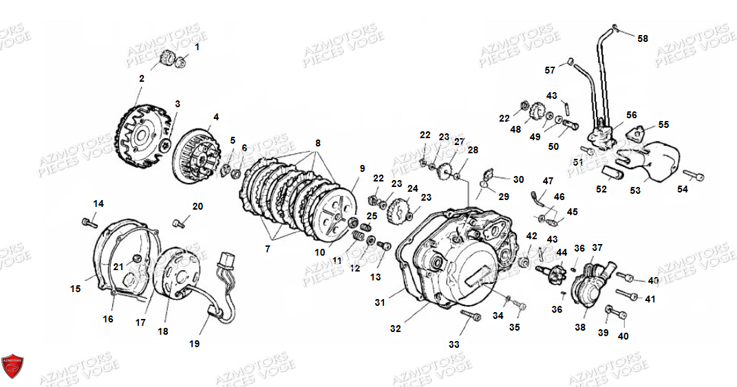 EMBRAYAGE VENT BAJA RR 50 2024