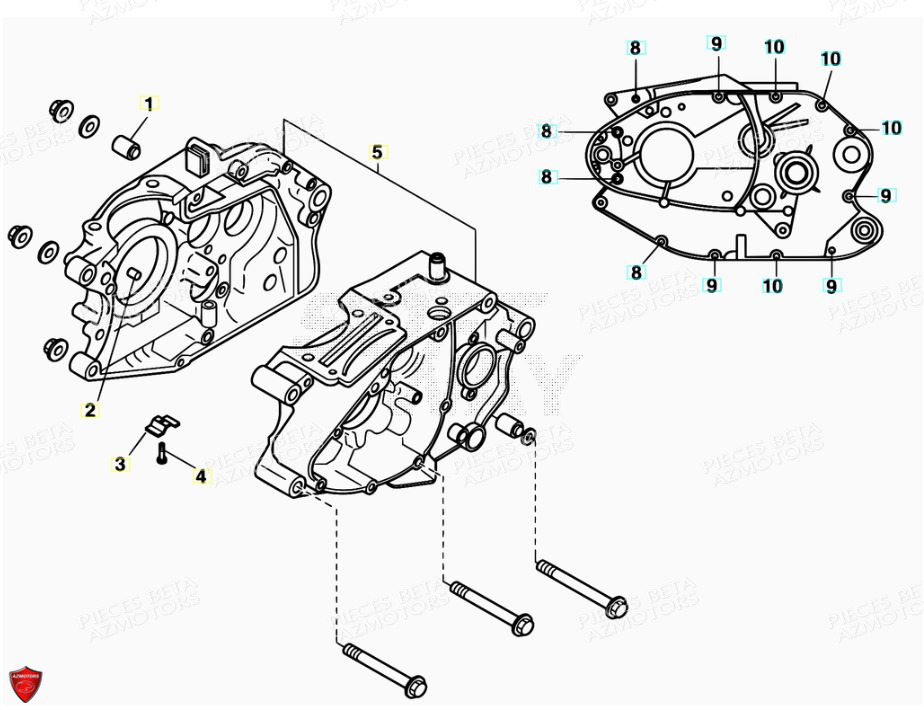 CARTER MOTEUR BETA BETA 200 ALP 08 11