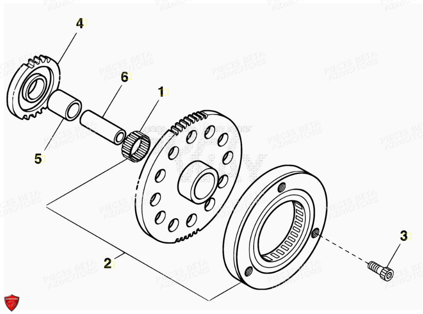 ROUE LIBRE BETA BETA 200 ALP 08 11