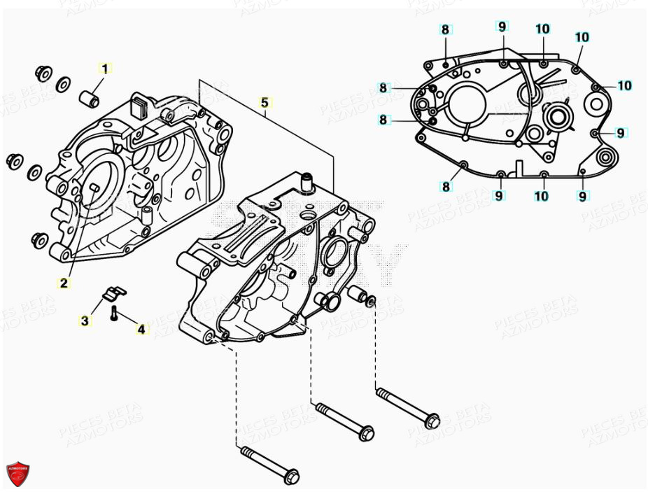 CARTER MOTEUR BETA BETA ALP 200 14 15