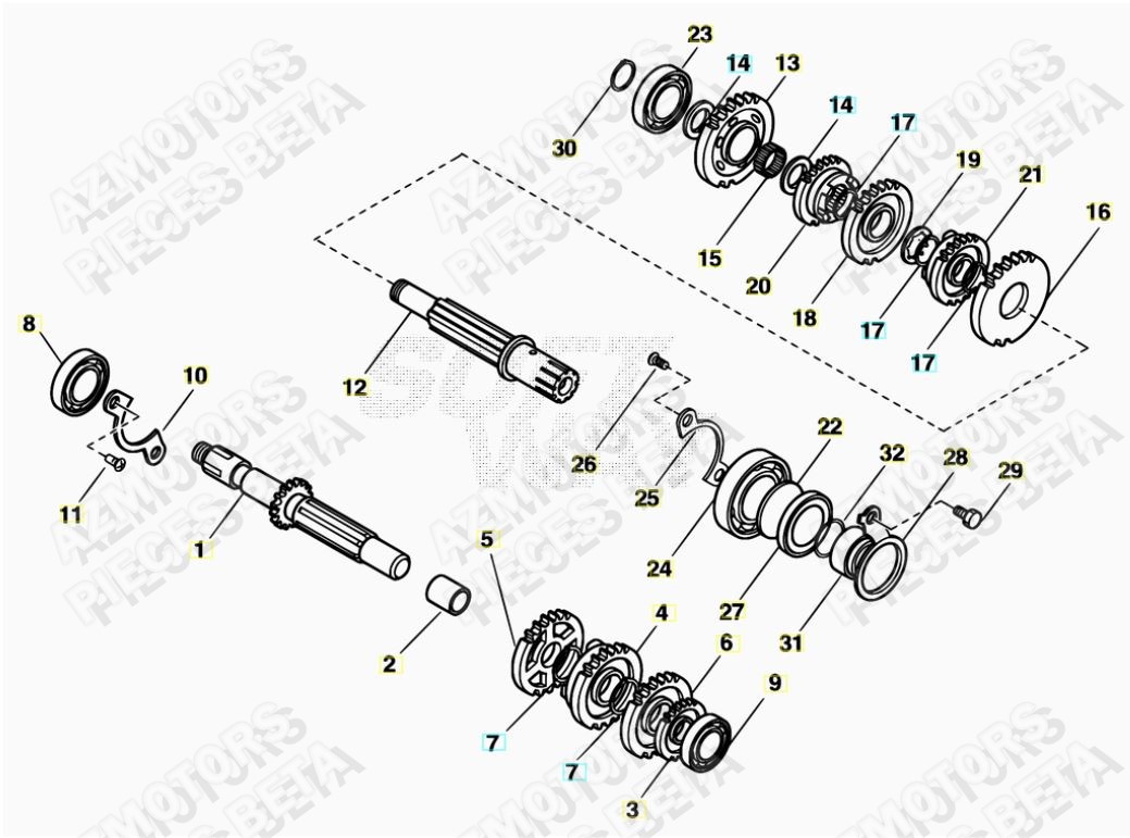 Transmission BETA Pièces ALP 200 [2018]