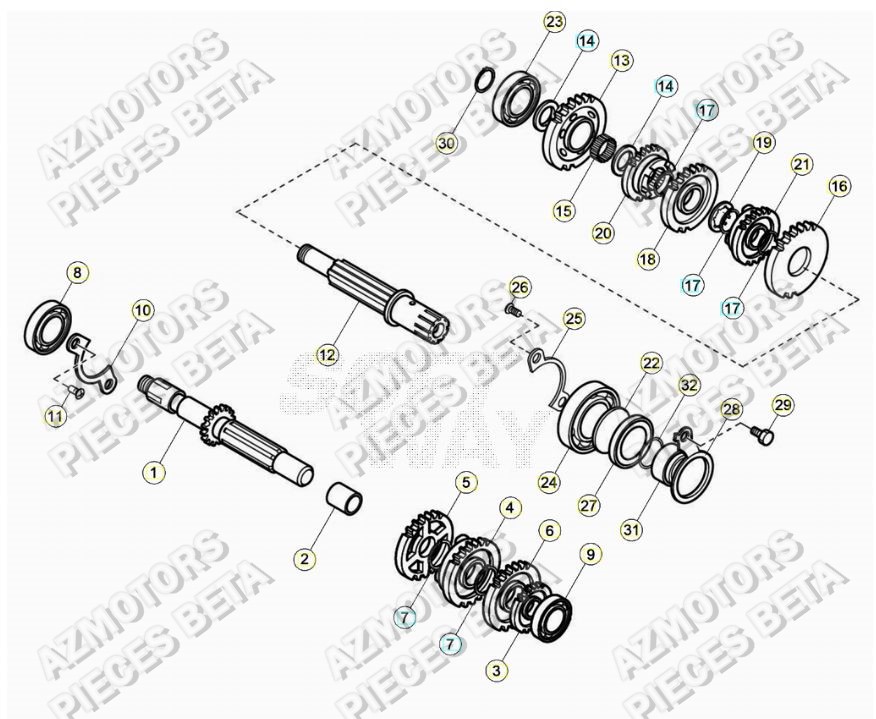 Transmission BETA Pièces ALP 200 [2021]