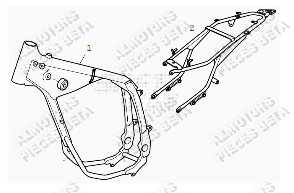 Chassis BETA Pièces ALP 4.0 350cc [2007-2013]