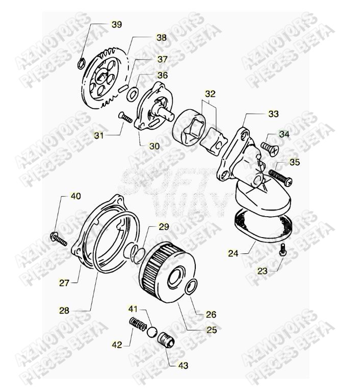 Pompe A Huile BETA Pièces ALP 4.0 350cc [2007-2013]