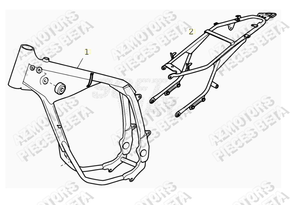 Chassis BETA Pièces ALP 4.0 350cc [2014-2015]