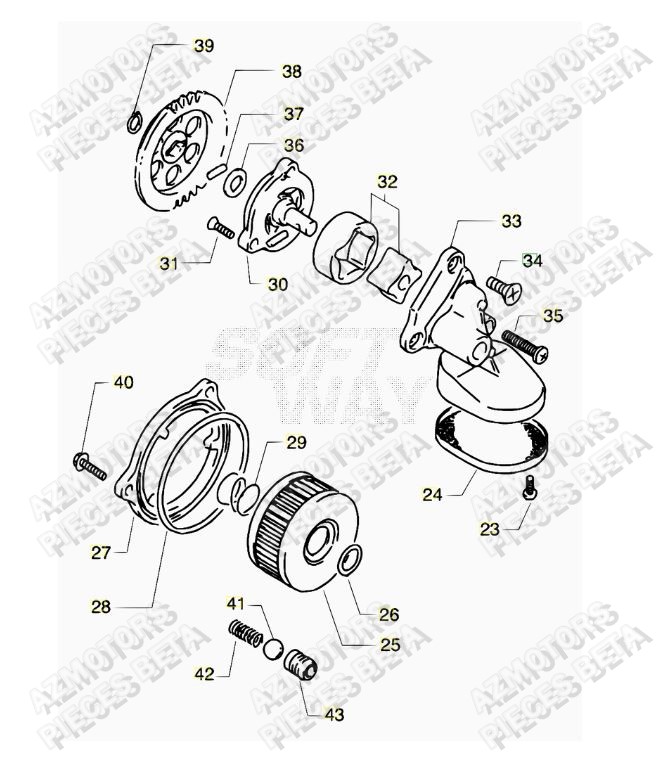 POMPE A HUILE BETA BETA ALP 350 14 15