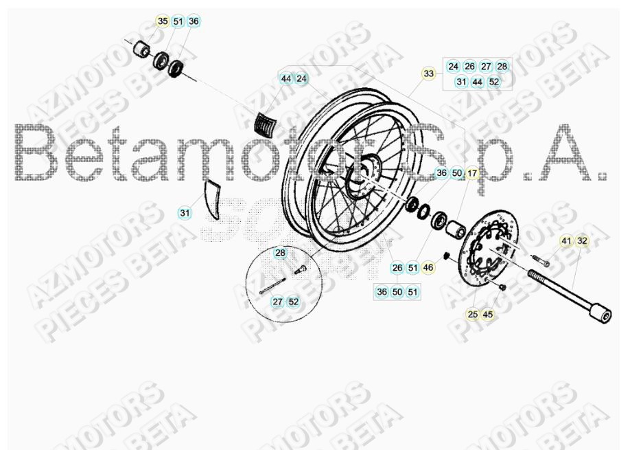 Roue Avant BETA 