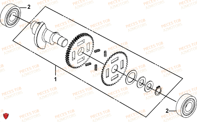 Arbre D Equilibrage TGB Pieces TGB BLADE 250 LE E LIMITED ED
(No serie RFCFCBFCA.... Type FCB)