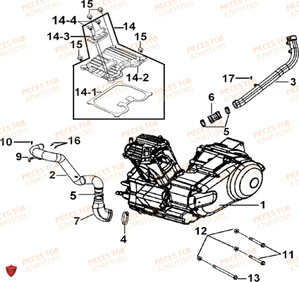 MOTEUR TGB BLADE 250S LE LIMITED