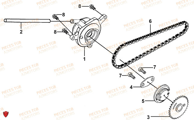 SEPARATEUR HUILE TGB BLADE 250S LE LIMITED