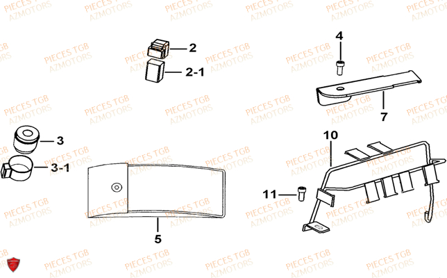 SUPPORTS TGB BLADE 500 SL 2016