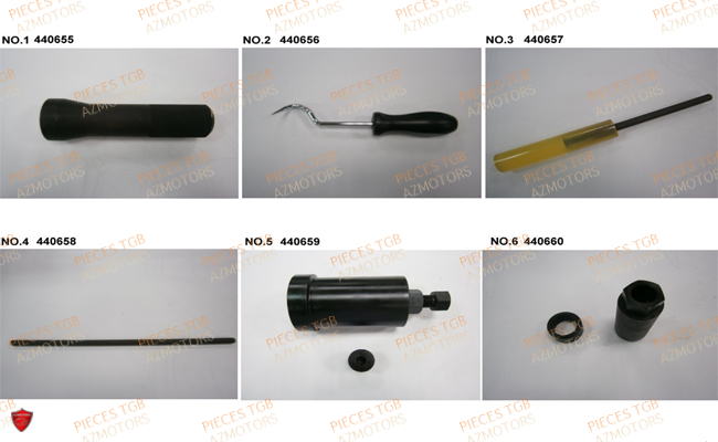 Outils 2 TGB Pieces BLADE 525 SE_FI (2012 - 2014) (No Serie RFCFBFFGE...Type: FBG-HFE)