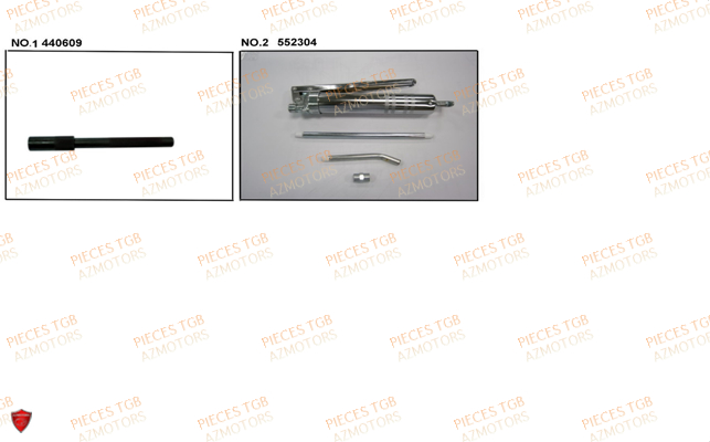 Outils 5 TGB Pieces BLADE 525 SE_FI (2012 - 2014) (No Serie RFCFBFFGE...Type: FBG-HFE)