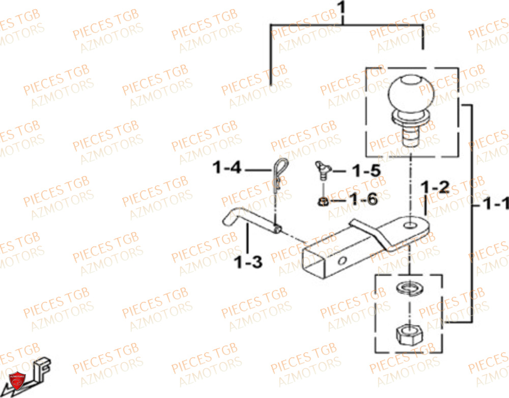 Attelages Option TGB Pieces TGB BLADE 550 FLX EPS