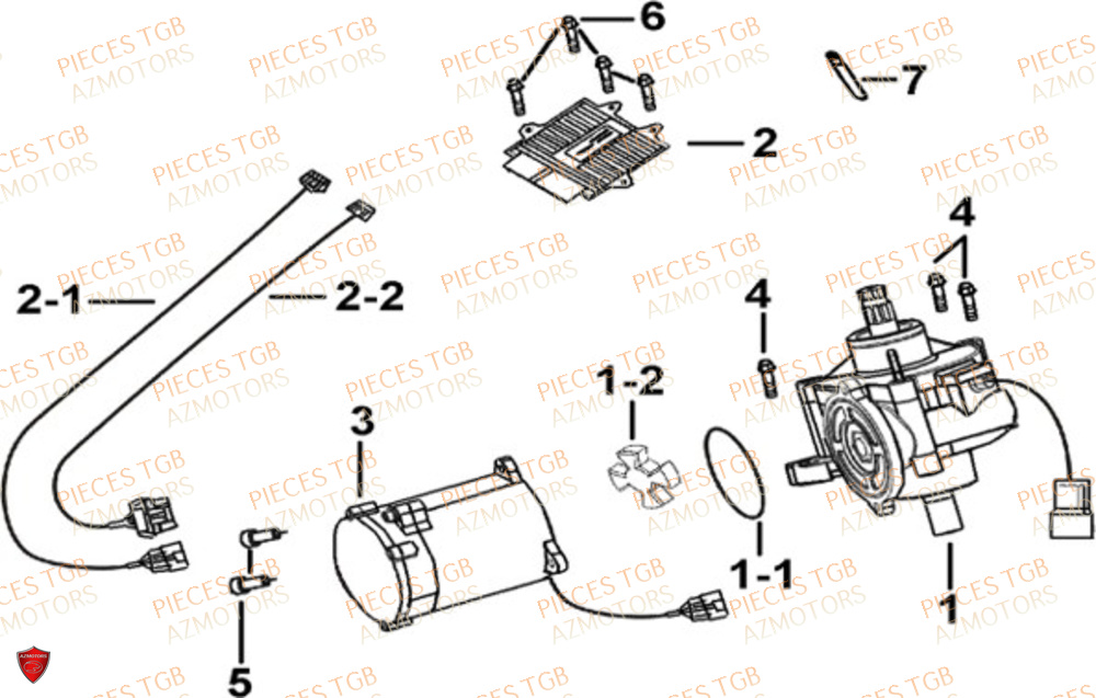 Direction Assistee TGB Pieces TGB BLADE 550 FLX EPS