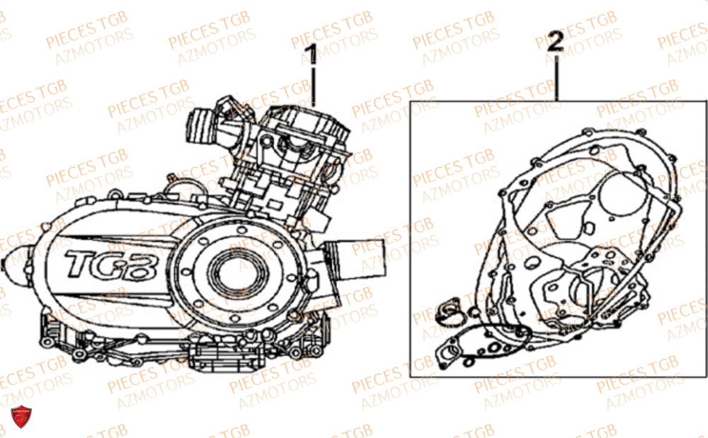 Moteur TGB Pieces TGB BLADE 550 FLX EPS