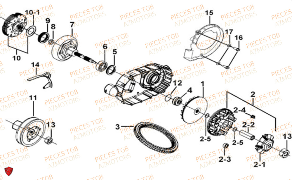 Variateur TGB Pieces TGB BLADE 550 FLX EPS