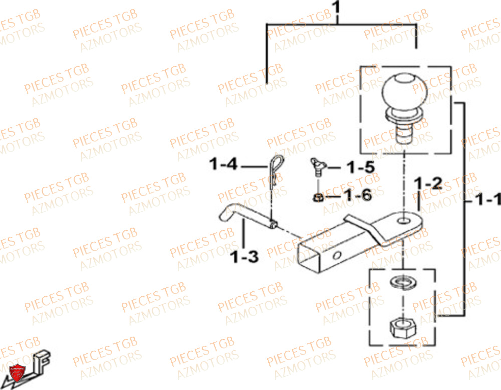 Attelages Option TGB Pieces TGB BLADE 600 FLX EPS