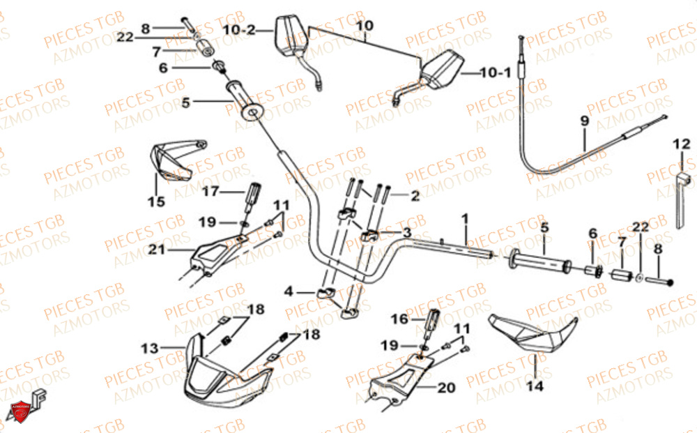 GUIDON TGB BLADE 600 FLX